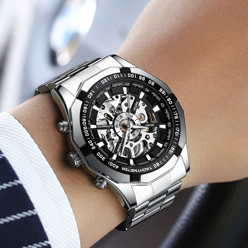 Forsining Automatic Steel Watch | Sporty luxury look