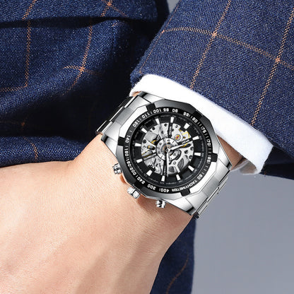 Forsining Automatic Steel Watch | Sporty luxury look